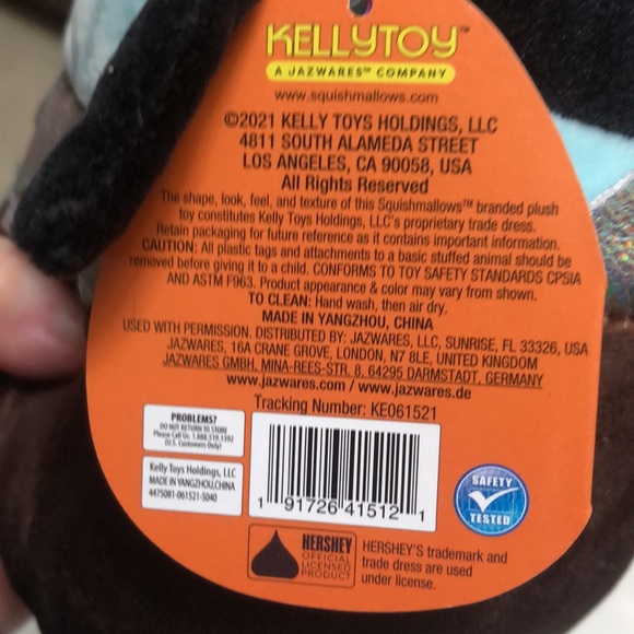 Hershey Halloween Patricia Count Dracula Vampire Squishmallow Plush Toy NWT - Picture 7 of 16